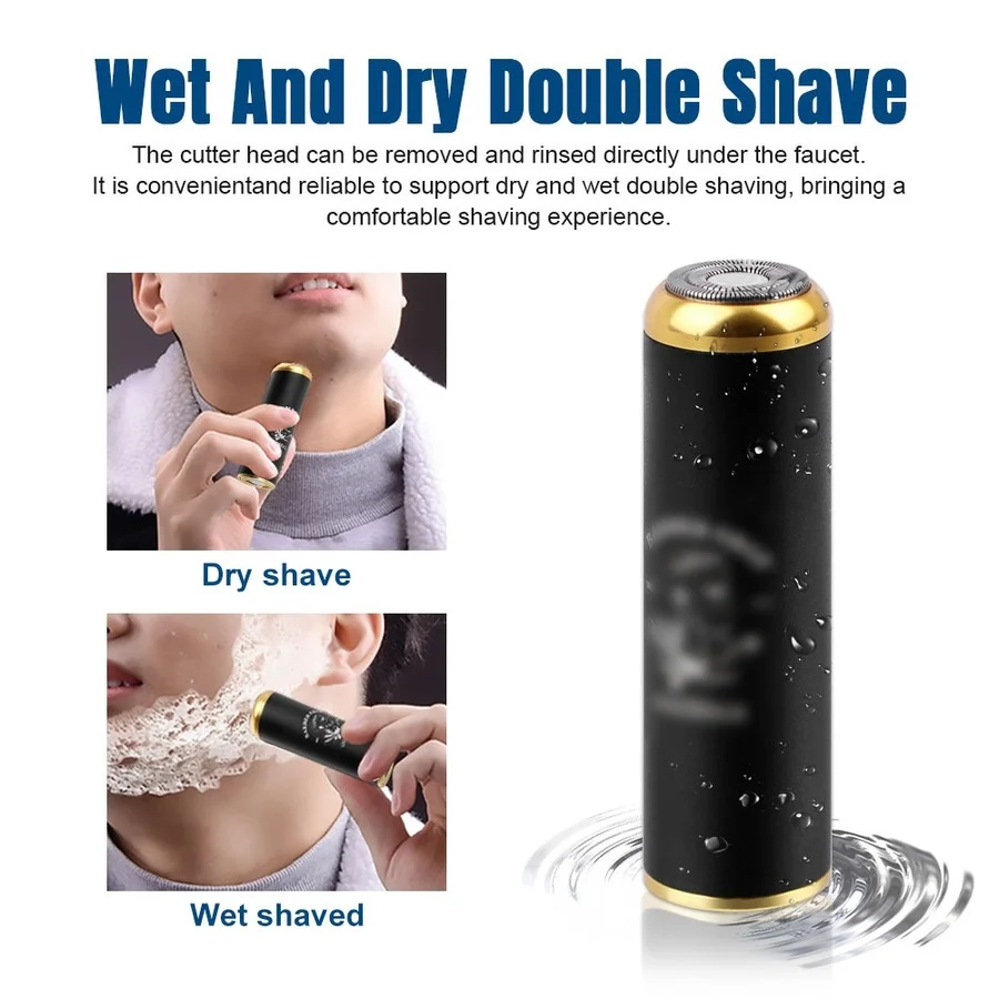 

USB Mini Electric Shaver Beard Trimmer Afeitadora Electrica Para Hombre Electric Razor Shaving Machine Beard Shaver for Men