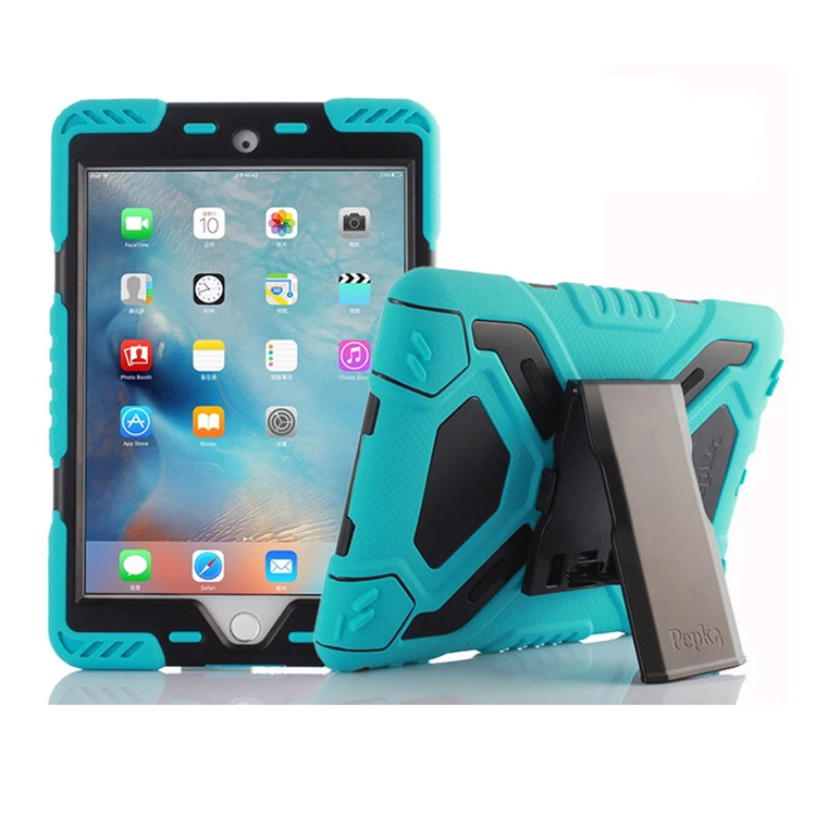 Чехол PePkoo для iPad 9,7,,, силиконовый чехол из поликарбоната, детский чехол для планшета с поворотом на 360, противоударный боковой Вертикальный чехол-подставка A1893 A1822