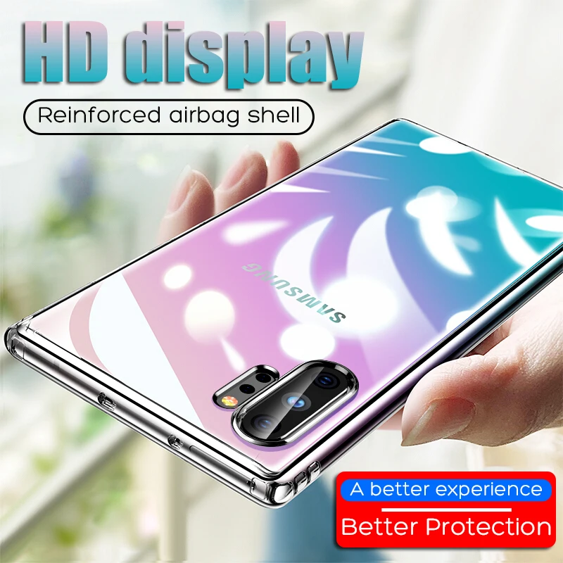 Чехол для телефона Samsung Galaxy S10 S9 S8 Plus S10E S6 S7 Edge Ультратонкий Мягкий Прозрачный