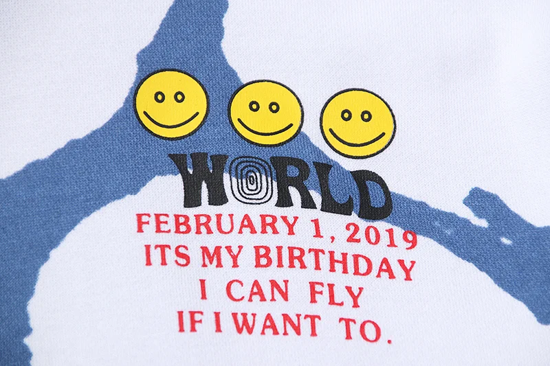 

Travis Scott Astroworld Wish You Were Here Printed Hoodies Men Women Tie-Dye Hooded Sweatshirts HipHop Hoodies Men Pullover
