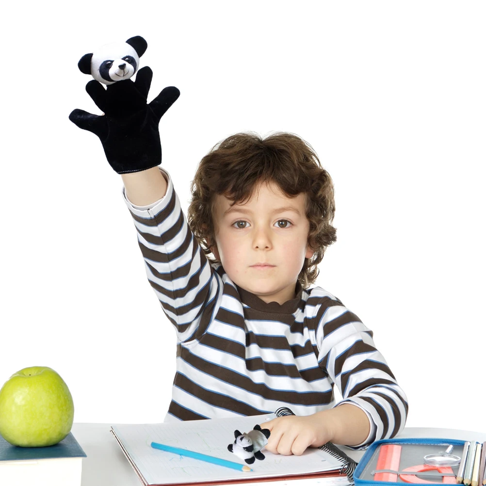 Плюшевые животные ручная кукла пальчиковая игрушка дети родитель ребенок