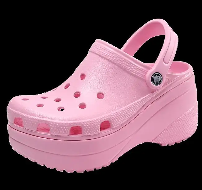 Новая версия лета 2019 года на толстой танкетке и нескользящем каблуке | Обувь