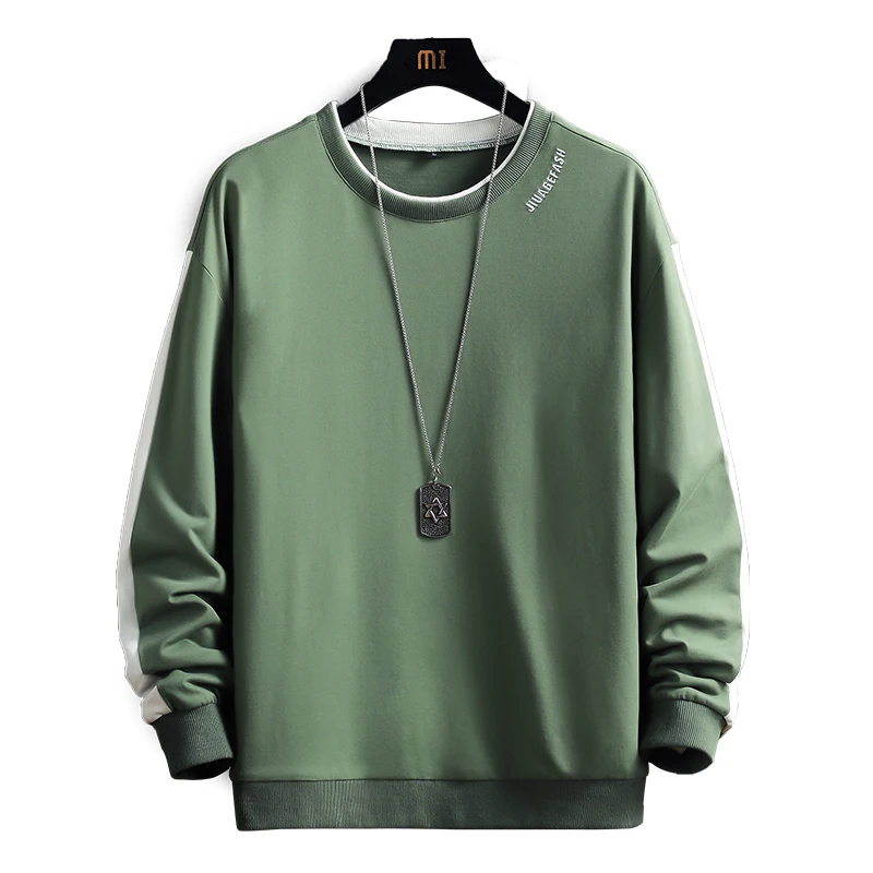 

Autumn Sweatshirt Men 2021 New Casual Hoodies High Streetwear Mens Patchwork Harajuku Sweatshirts Male Pullover Tops Clothing