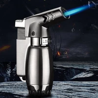 turbo torch jet lighters kitchen camping bbq lighter windproof cigar blue flame metal lighters gadgets for men