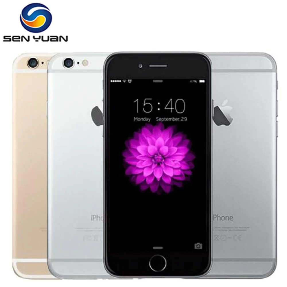 Оригинальный мобильный телефон Apple Iphone 6 разблокированный дюймов 4 7 дюйма LTE 16 ГБ/64