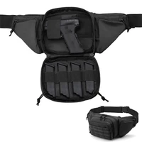 camping sport hunting athletic shoulder sling gun holster bag x261a outdoor tactical gun waist bag holster chest military combat