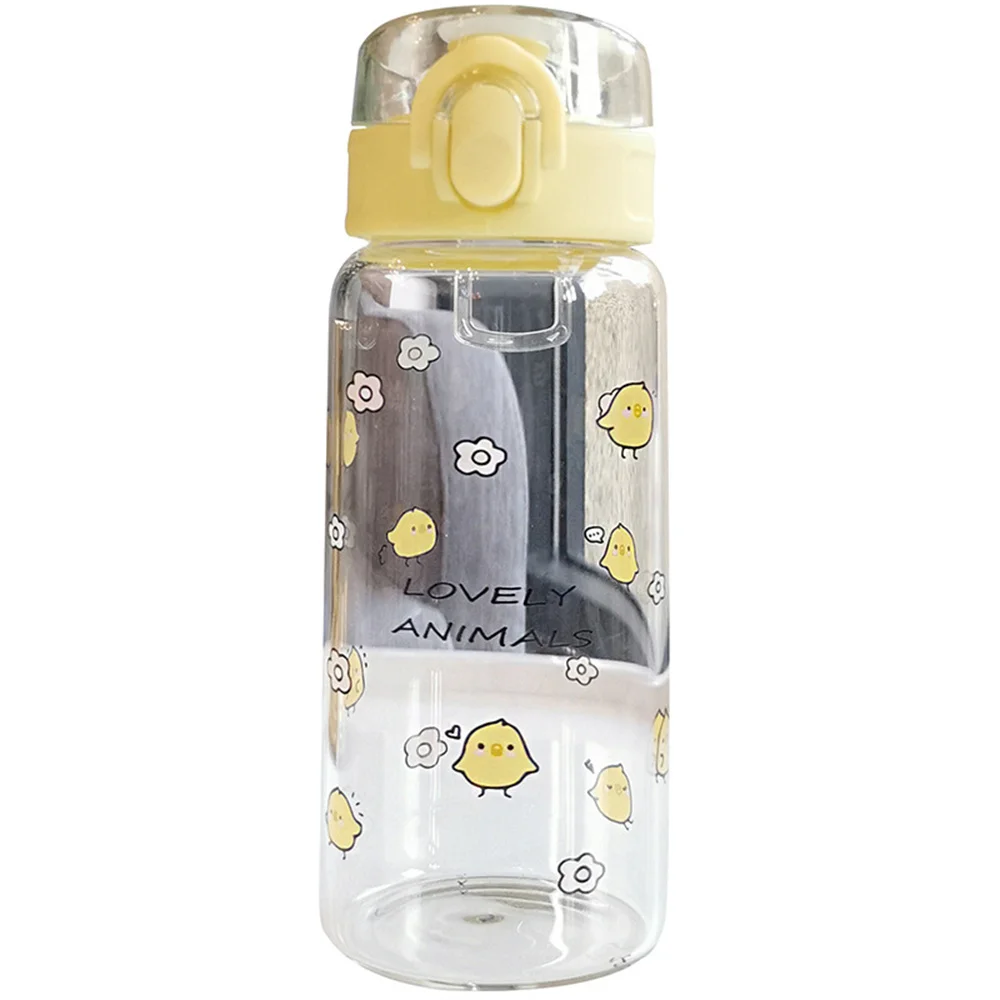 

320ml PP Plastic Water Bottle Little Panda Durable Water Bottles For Girls Leak-proof Drinkware BPA Free Student Gift Cup Bottle