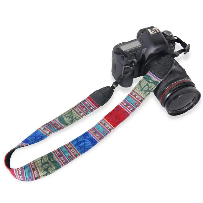 1 шт. ремень на шею и плечо для камеры Мягкий SLR DSLR прочный хлопок Nikon Canon Sony Panasonic