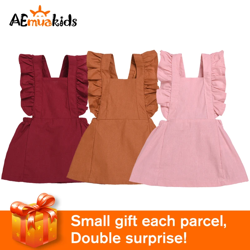 

Платья для девочек AEMUAKIDS, летние, повседневные, на день рождения, 2020