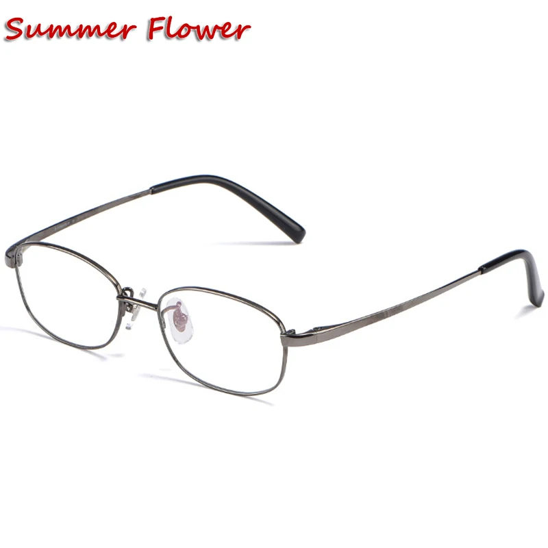 

Men Small Face Eyewear Frame High Prescription Glasse Pure Titanium Fashion Women Spectacles Anti Blue Ray Reading Glasses