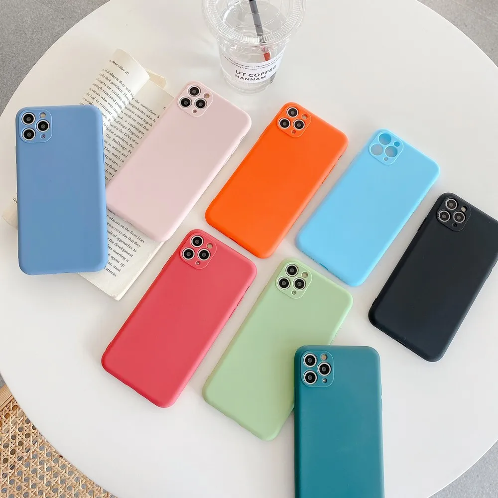 Матовый чувствовать себя мобильный телефон чехол для iPhone11 11 Pro Max Роскошный из