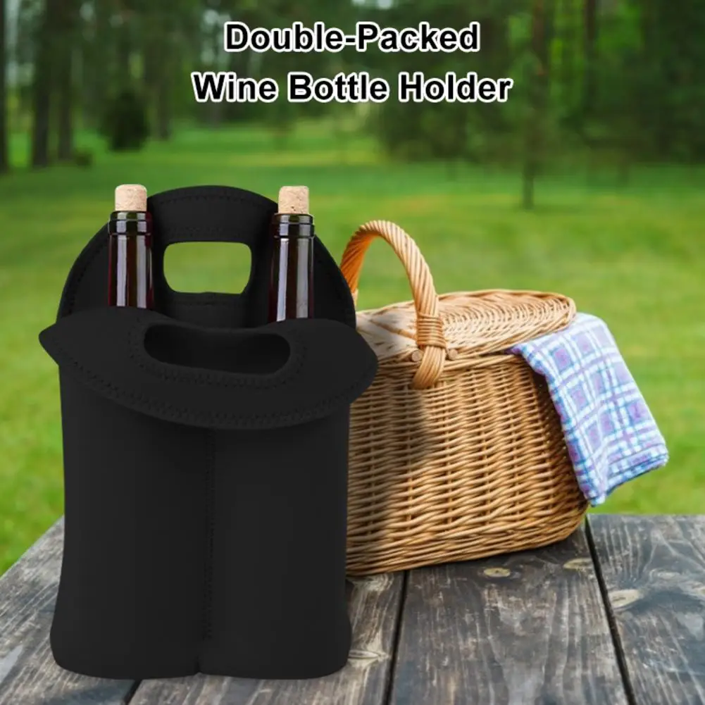 Держатель для бутылки с красным вином удерживает две вина защита от протекания