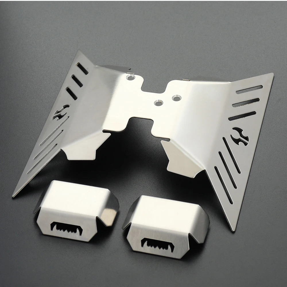 

Stainless Steel Chassis Anti-slip Board Portal Axle Protector for 1/10 RC Crawler Axial Capra 1.9 UTB AXI03004 Upgrade Parts