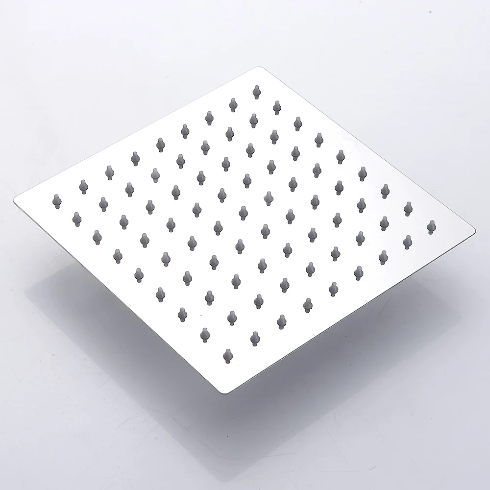 Настенная хромированная насадка для тропического душа 8 дюймов ручка из