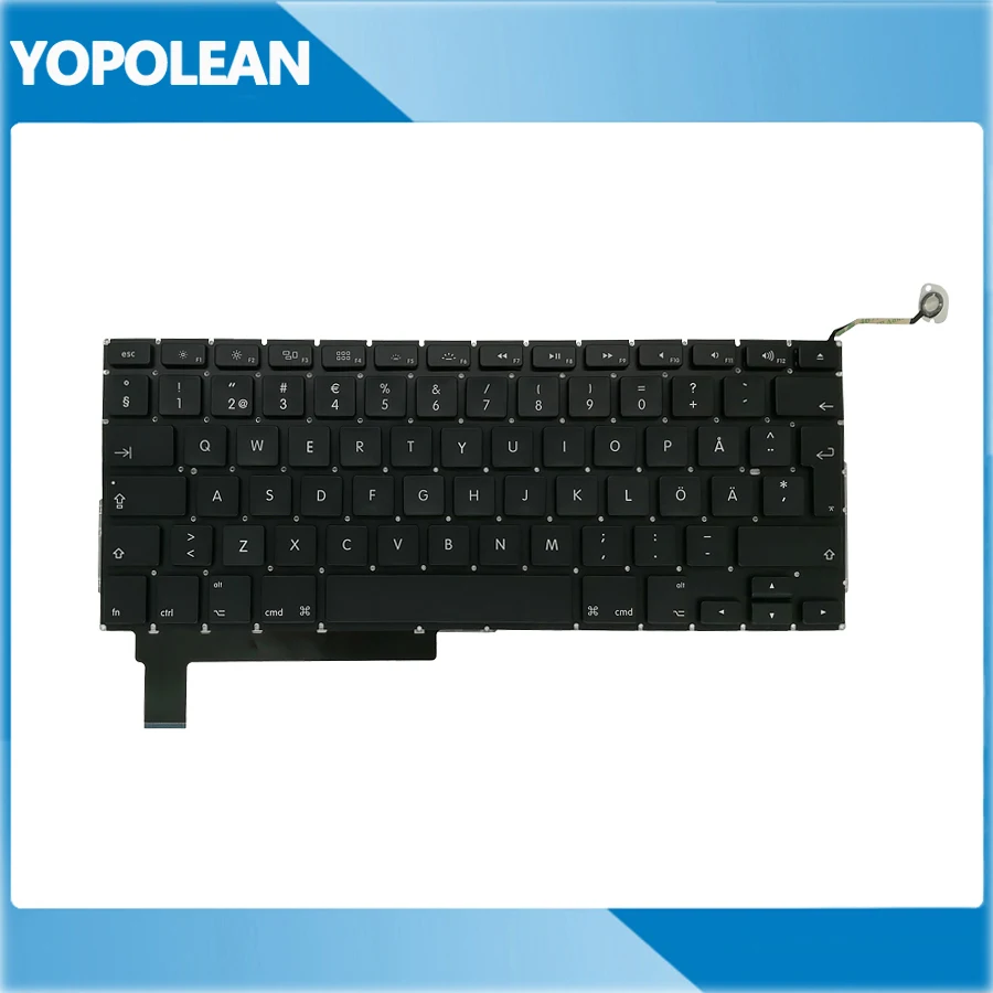 5 шт./лот новая шведская клавиатура для Macbook Pro 15 &quotUnibody A1286 2009 2010 2011 2012 | Компьютеры