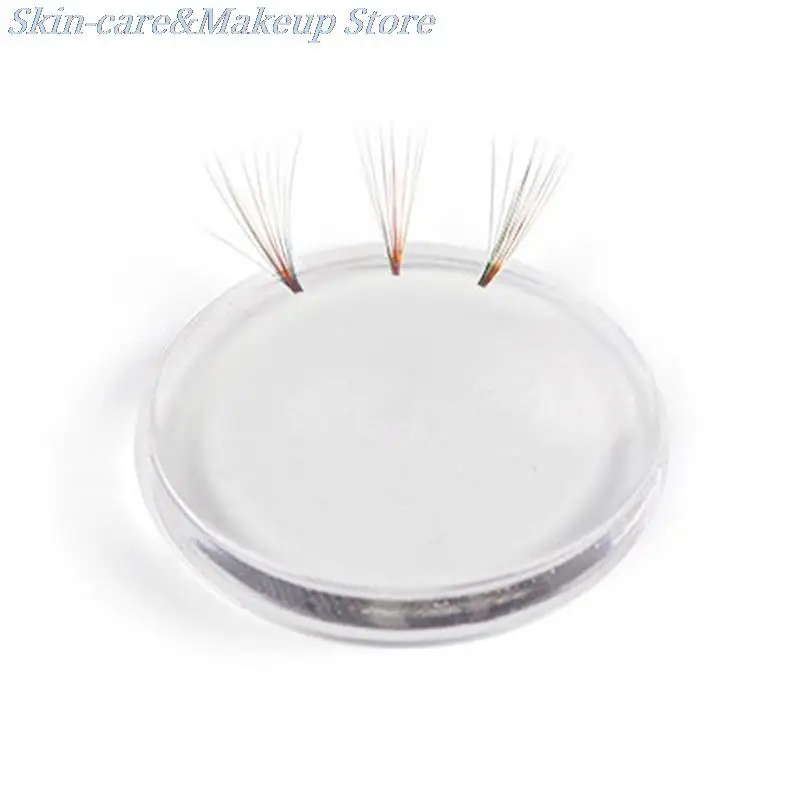 

10pcs Mini Clear Eyelash Stand Pad Thicker Silicone Pad Lash Stand Eyelash holder Tool