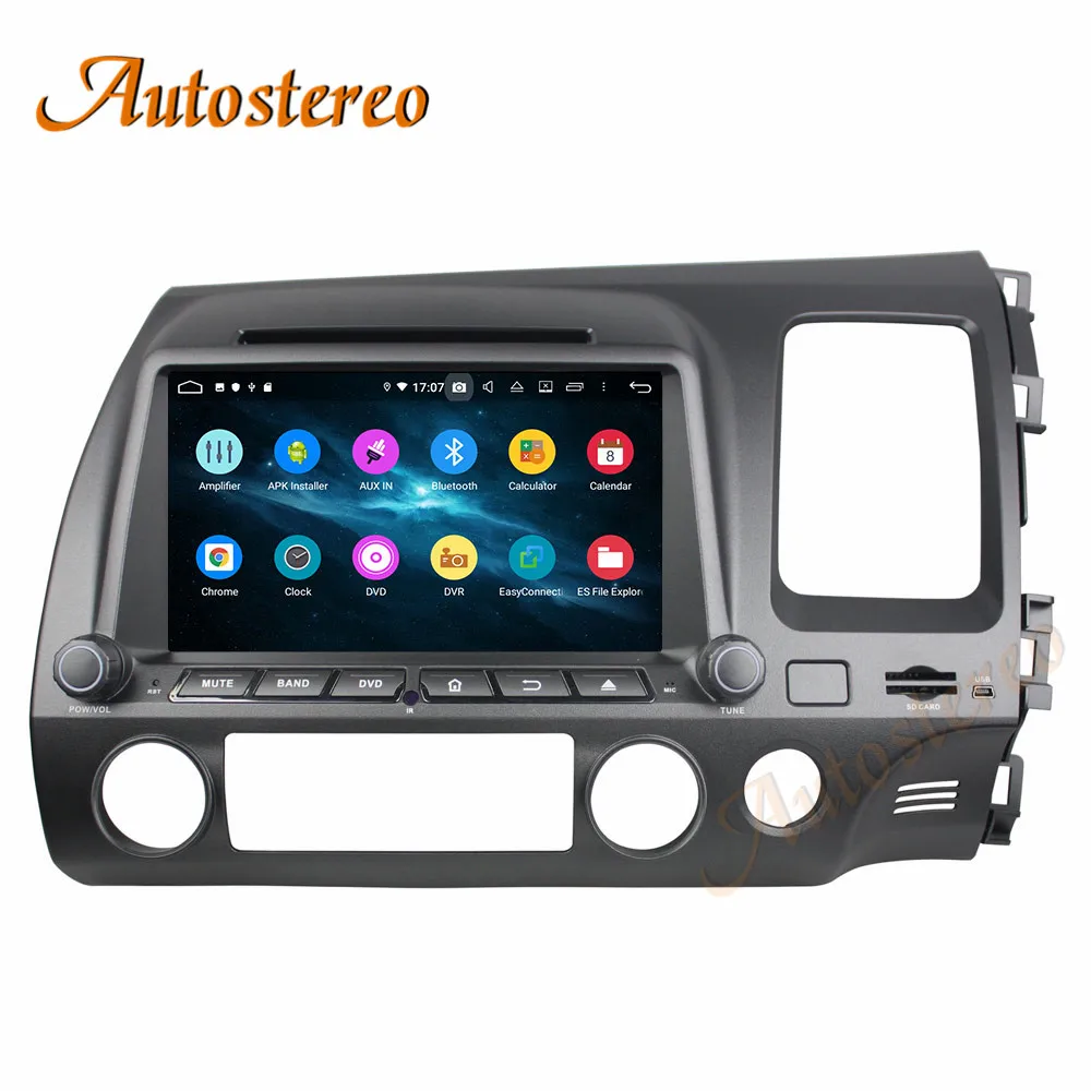 DSP Android 9 0 PX5/PX6 автомобильный dvd-плеер мультимедийный плеер GPS навигация для Honda Civic