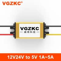 12v24v to 5v 1a 2a 3a 4a 5a dc power converter 24v to 5v power module 12v to 5v car converter