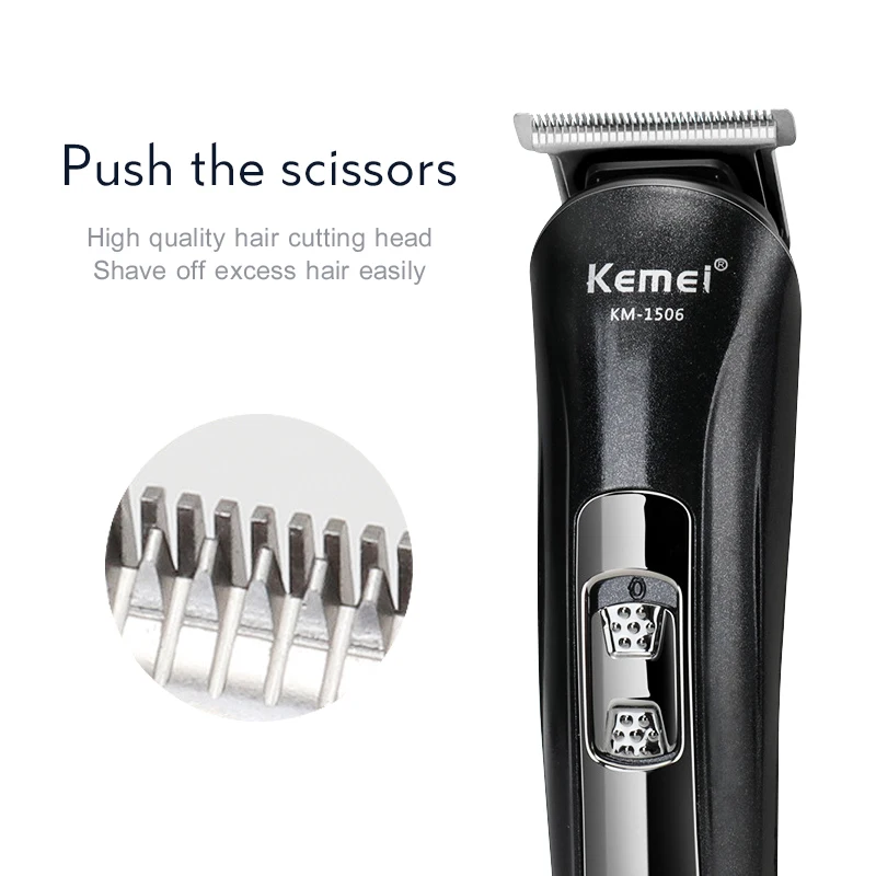 kemei 1506 Rechargeable Hair Clipper Electric Cordless Mini Trimmer Cutting Machine Beard Trimer For Men Barber | Бытовая техника