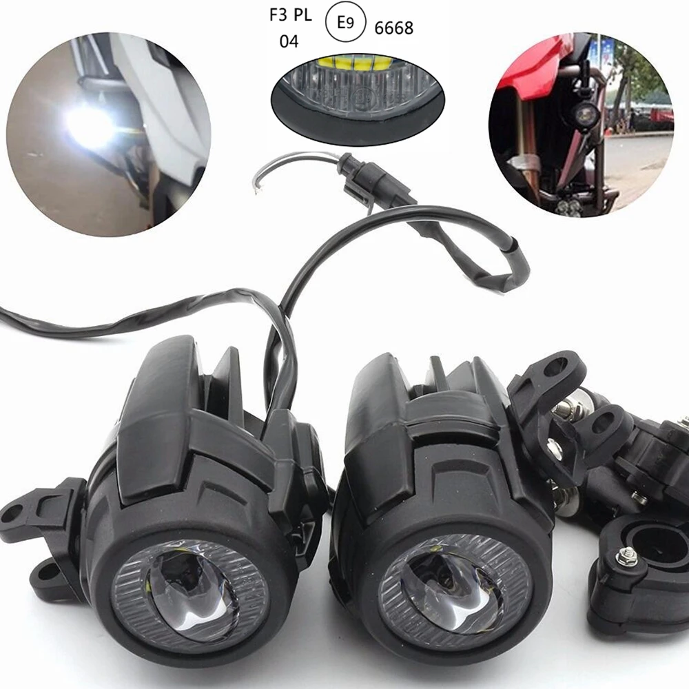 

Car Moto White 6000K 8000LM LED Motorcycle Headlight Fog Spot HeadLamp Spotlight Waterproof Motorbike Bulb For BMW Honda Harley