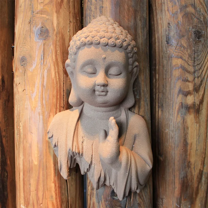Горячий топ декор дзен настенный дом керамическая Будда книжная комната Декор