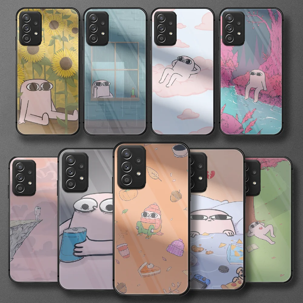 

Colorful Cartoon Ketnipzs Tempered Glass Phone Case Cover For Samsung Galaxy A M 10 12 20 21 30 31 40 50 51 52 70 71 72 E S