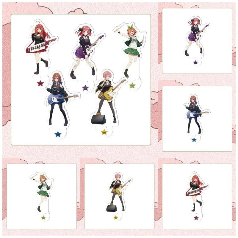 

2021 Hot Cartoon The Quintessential Quintuplets Acrylic Stand Model Toys Cute Anime Girls Figure Decoration Collectible Gift