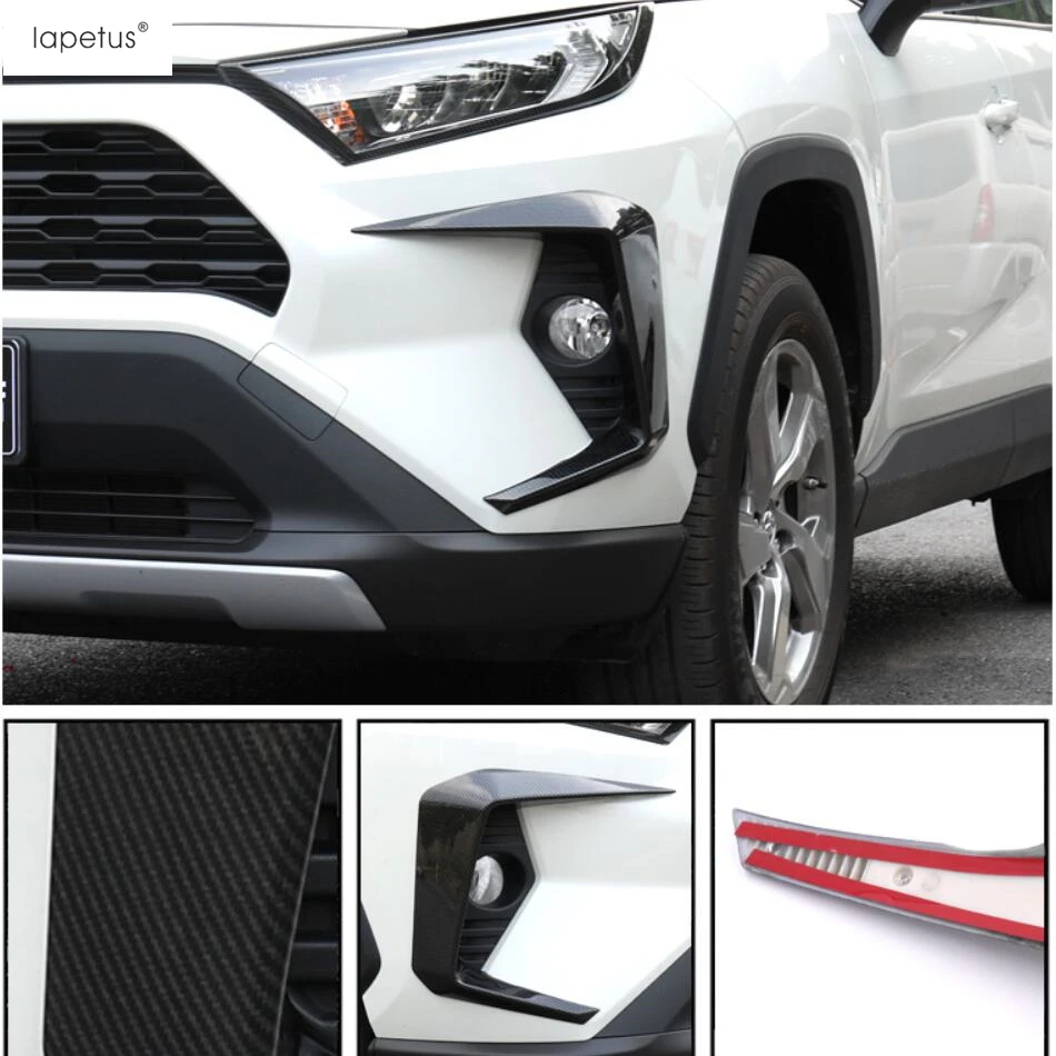 

Lapetus Accessories For TOYOTA RAV4 RAV 4 XA50 2019 - 2021 ABS Front Head Foglight Fog Lights Lamp Decoration Molding Cover Trim