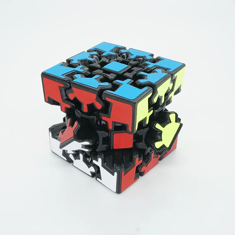 Оригинальный волшебный куб Fanxin Gear 3x3 черные наклейки безлипкие 6 см 5 7 скоростная