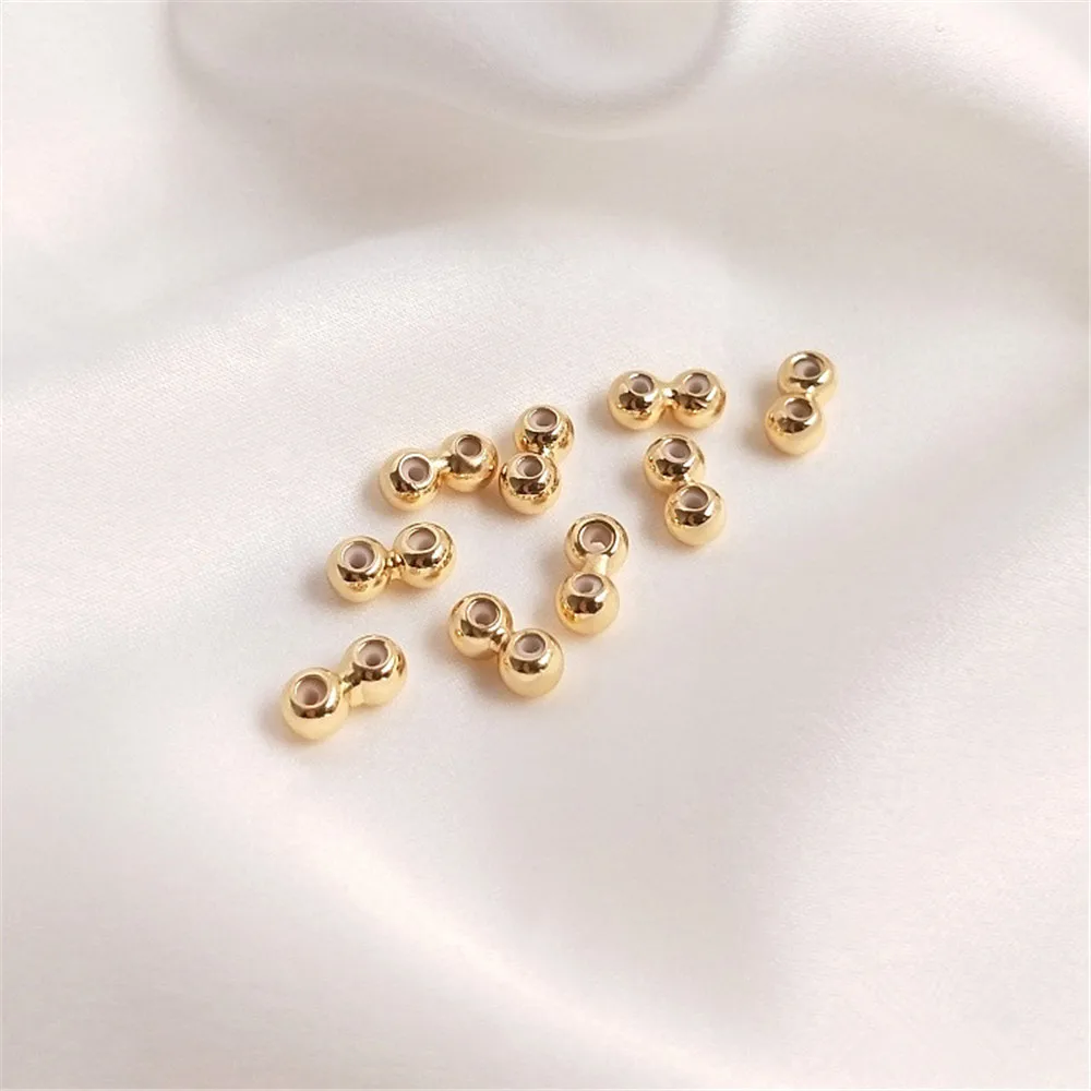 14K золото двойной ряд подключенный силикагель Регулируемая лампа