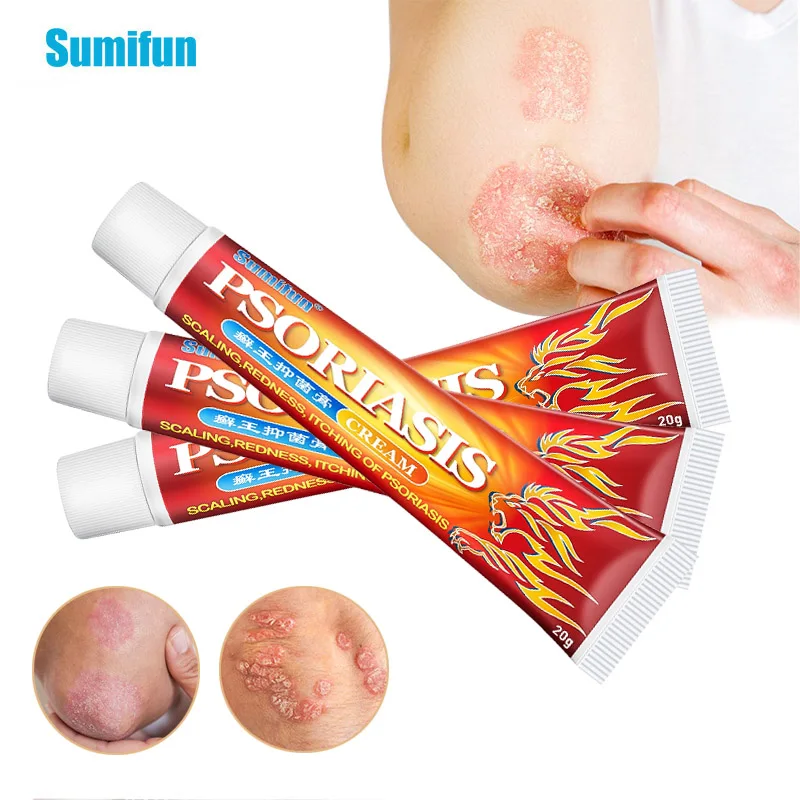 

20g Sumifun Psoriasis Dermatitis Eczematoid Eczema Ointment Antibacterial Anti-Itching Herbal Medical Plaster Skin Care Cream