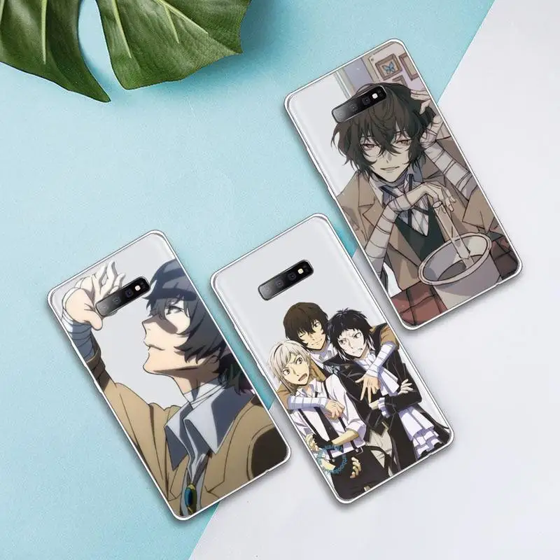 

bungou stray dogs Dazai Osamu Phone Case Transparent For Samsung Galaxy A S Note J 5 8 51 2016 Prime 20 Ultra 6 7 Edge PLUS 21
