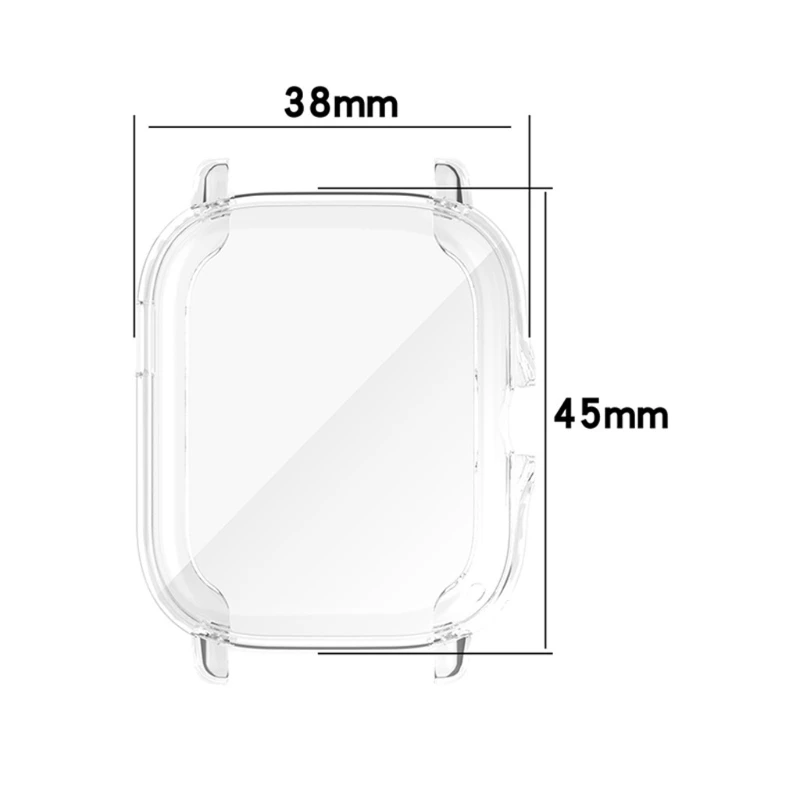 

Full Coverage Protective Cover For Amazfit- GTS 2 SPlating TPU Case For Huami-Amazfit GTS 2E Smartwatch Protector A1968