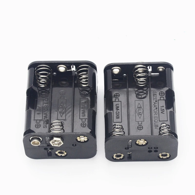 MasterFire 20 шт./лот 6X1 5 в AA пластиковый зажим для батарей держатель хранения коробка
