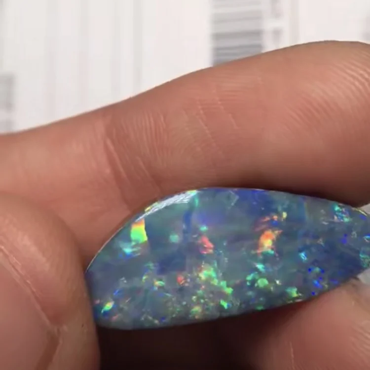 A401 Австралийское происхождение 10.675ct натуральные опалы двойные свободные