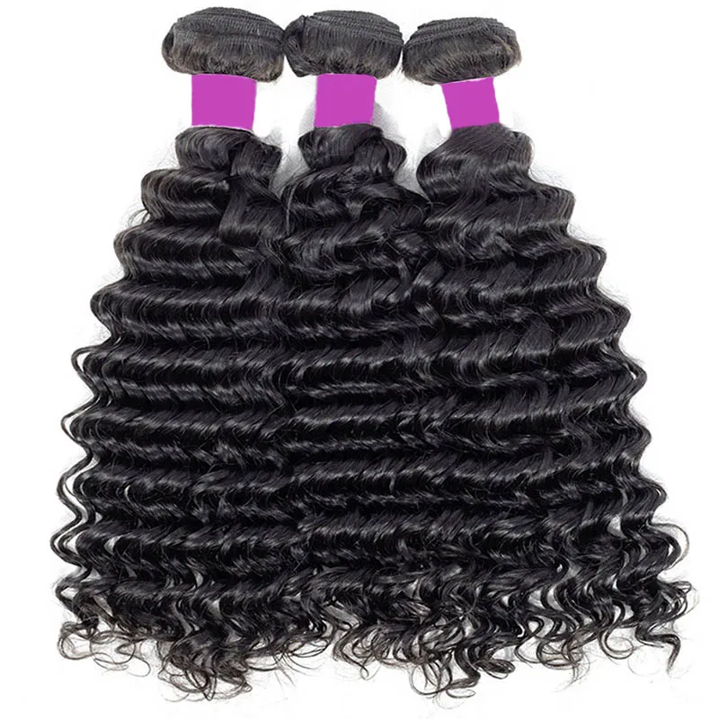 Волнистые пряди с закрытием прямые бразильские человеческие волосы ребенком Remy