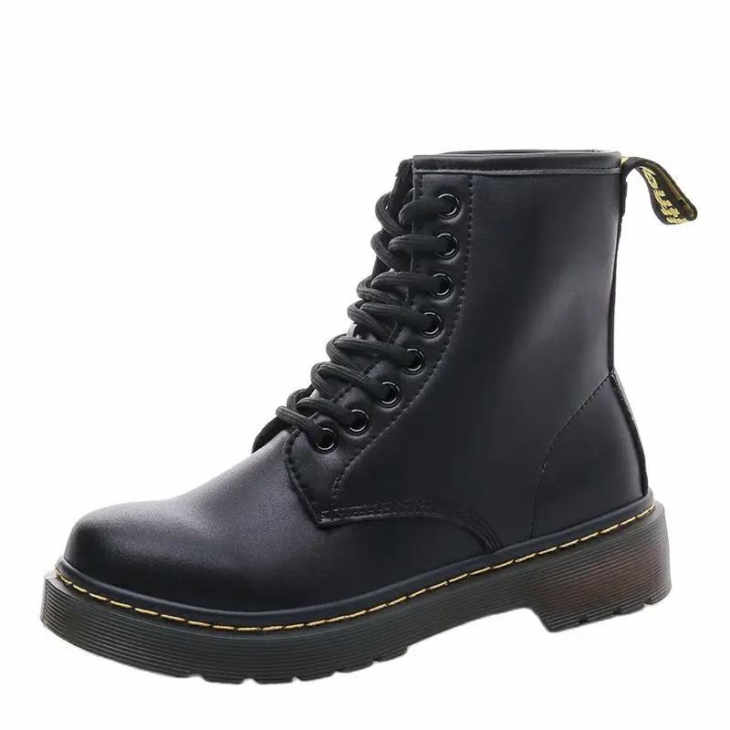 

Ботинки Martin; Мужские ботинки-помощники; Зимняя кожаная обувь в британском стиле; Мужская обувь; Черные кожаные ботинки