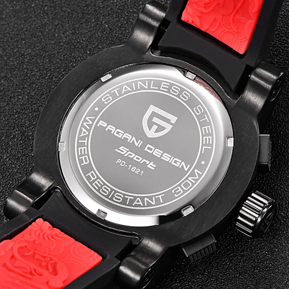 Часы Pagani design Мужские с хронографом кварцевые роскошные спортивные модные