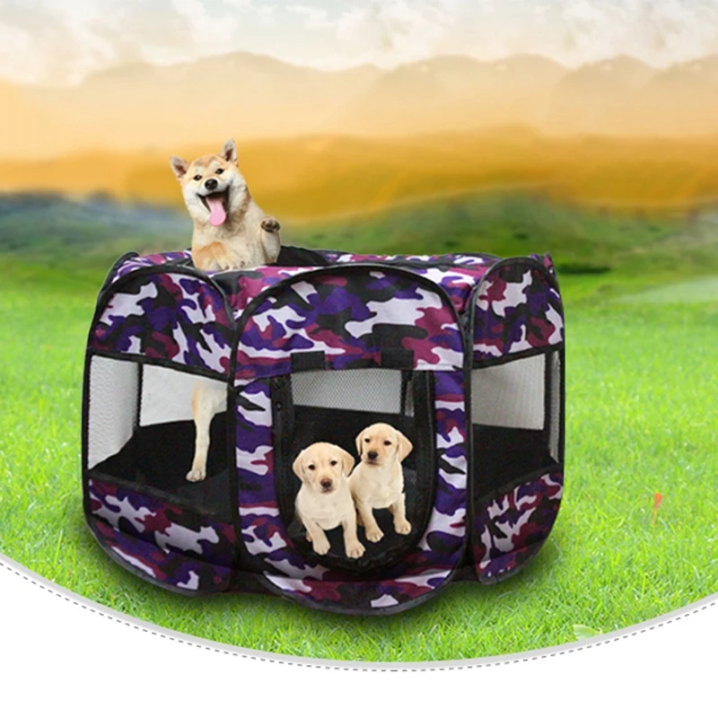 1 шт. портативная складная палатка для питомцев собачья клетка дома кошка манеж
