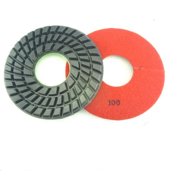 

Resin polishing pads for concrete floor