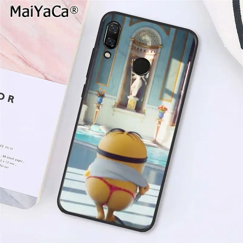 MaiYaCa милый Миньон банан желтый человек чехол для телефона Xiaomi Redmi4X 6A S2 Go Redmi 5 5Plus Note4 Note5 7 Note6Pro