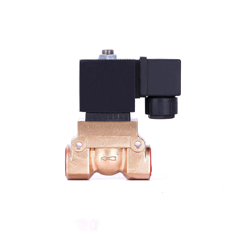 

1/4" 3/8" 1/2" 3/4" 1" High Pressure 5Mpa Normally Closed Brass Solenoid Valve Pilot Solenoid Valve Withstand Pressure Of 50 Bar