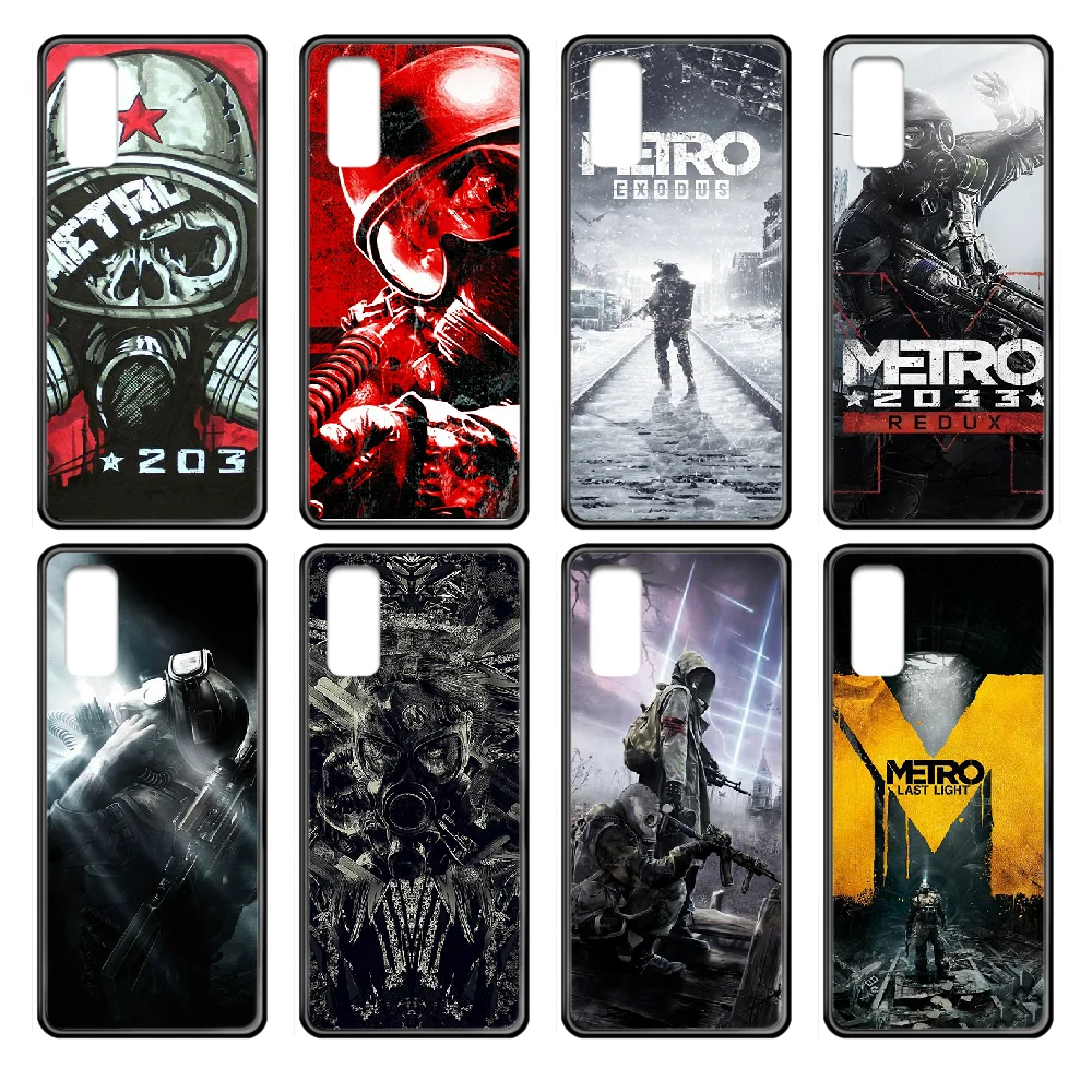 Чехол для телефона game Metro 2033 корпус корпуса Samsung Galaxy J S 3 4 5 6 7 8 9 10 Prime Plus Lite Edge Черный