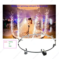 wedding decoration supplies centerpiece table favor firework stage electric controller remote sfx 360 spin cold pyro first dance
