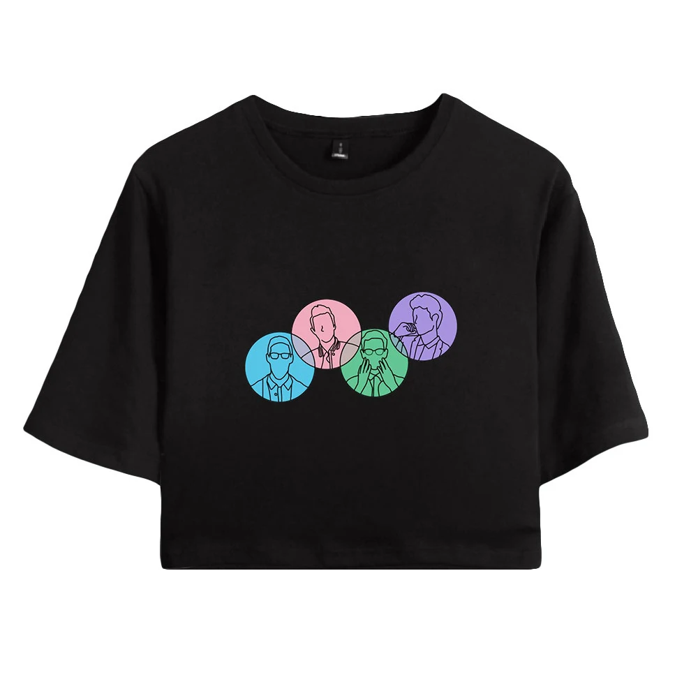 

2021 New the try guys 2D Print Women Tops Short Sleeve T-shirt Trendy Girls Sexy T Shirt 1