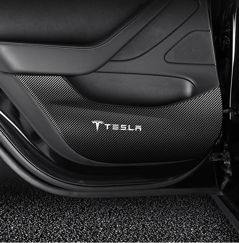 Защитные накладки для дверей автомобиля Tesla Model 3 4 шт. защитные боковых краев