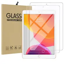 2 PACK 9H Tempered Glass Film Protection Shield Screen Protector for iPad 10.2 2021 9th Generation