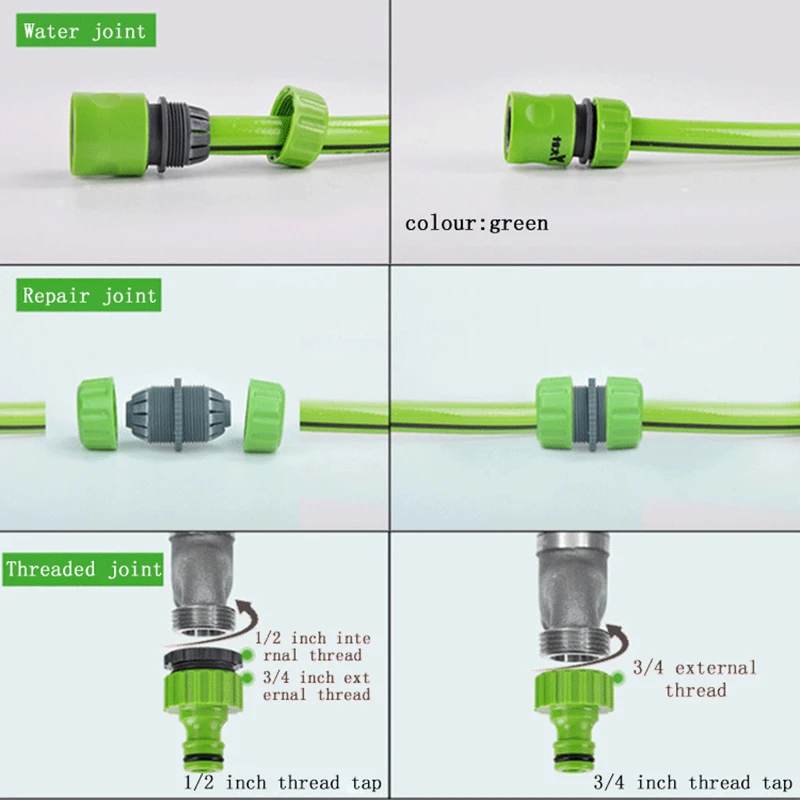 Соединительные фитинги для бытовых водопроводных труб 4 мм/6 мм быстрого