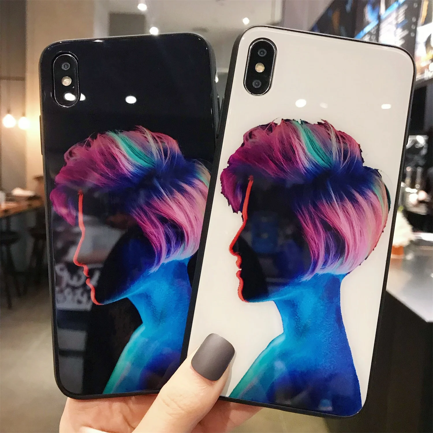 LISCN чехол из закаленного стекла для телефона iphone 8 7 6 6S Plus индивидуальный X XS Max 11 Pro