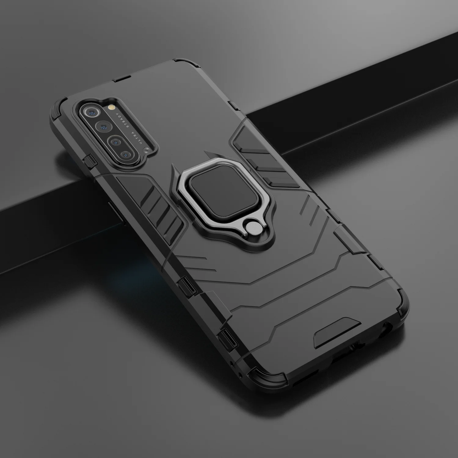 

Free shipping For OnePlus 7 Pro Phone Case 7T Pro Ring Anti-fall Case 7 7T Pro Support Protective shell 7pro case